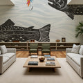 Fly Fishing II Mural Wallpaper - room preview 03