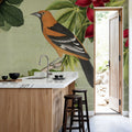 Vintage Birds Mural Wallpaper - room preview 03