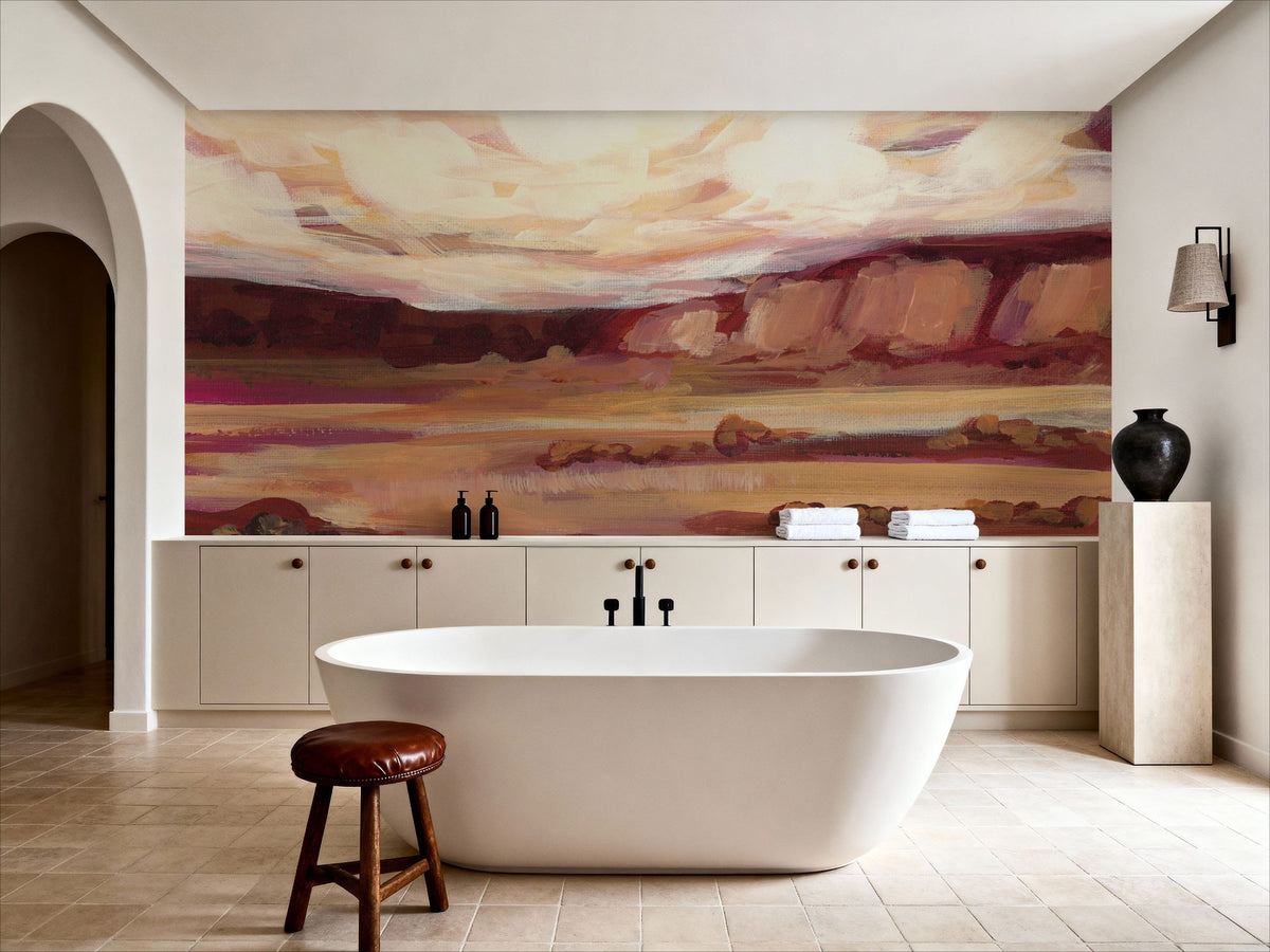 Mauve Mesa III Mural Wallpaper - room preview 03