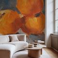 Orange Stack Mural Wallpaper - room preview 03