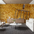 Harvest Pitchfork Mural Wallpaper - room preview 03