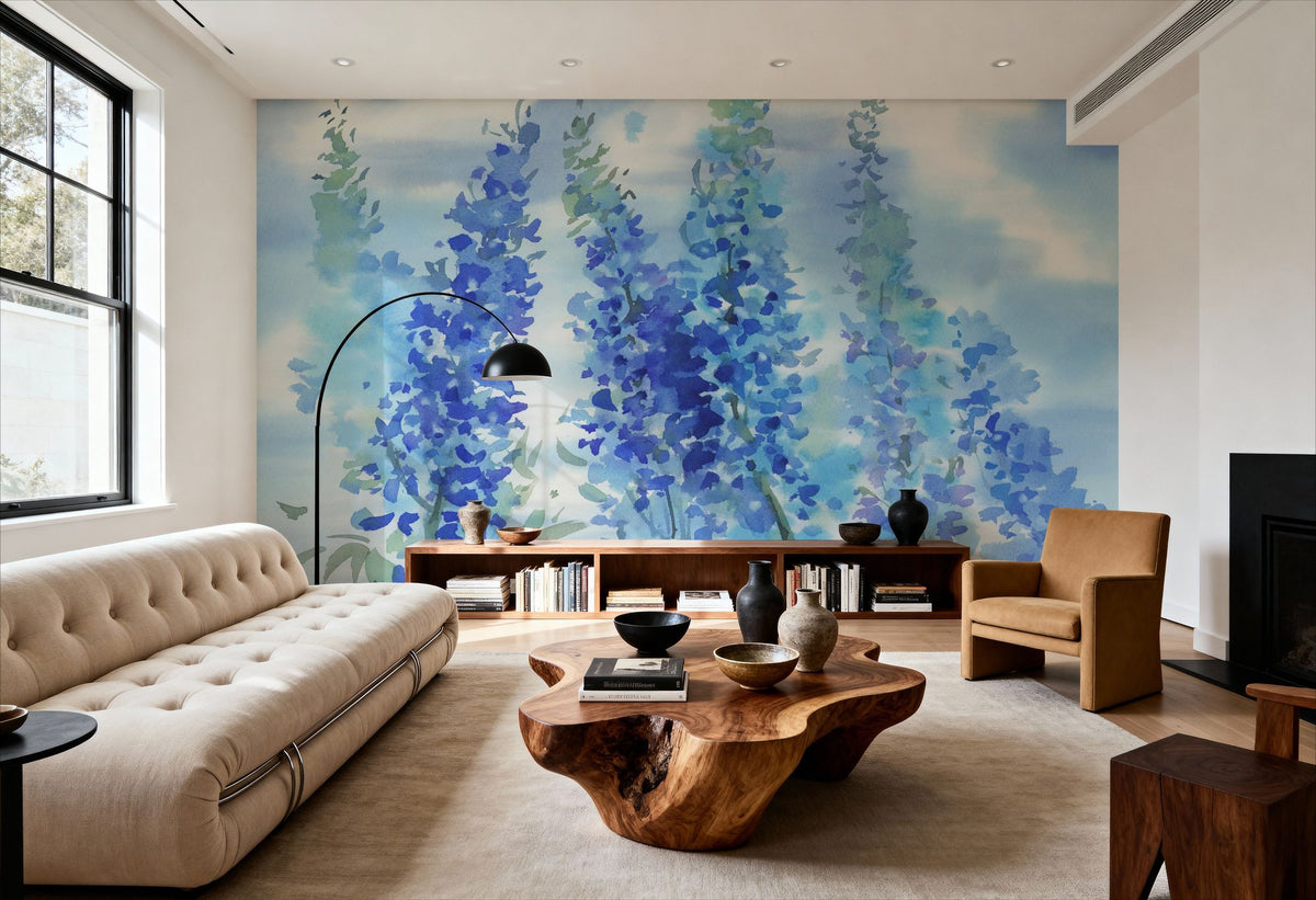 Ethereal Bloom Mural Wallpaper - room preview 04