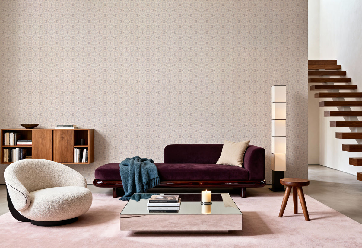 Zelij Shapes Mural Wallpaper - room preview 03