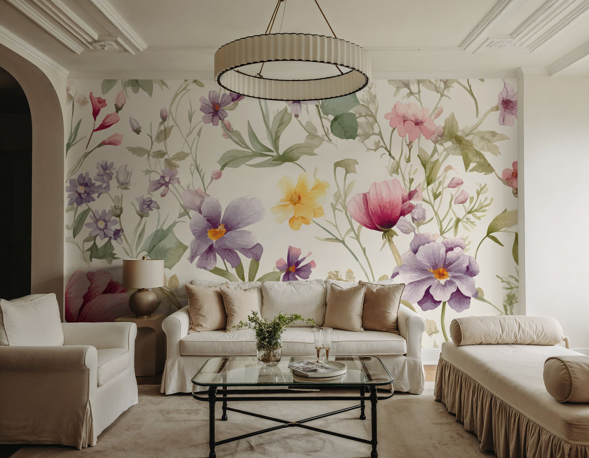 Meadow Center Mural Wallpaper - room preview 03