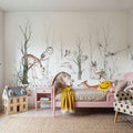 Woodland Friends Mural Wallpaper - room preview 03