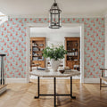 Flamingo Goals Blue Mural Wallpaper - room preview 03