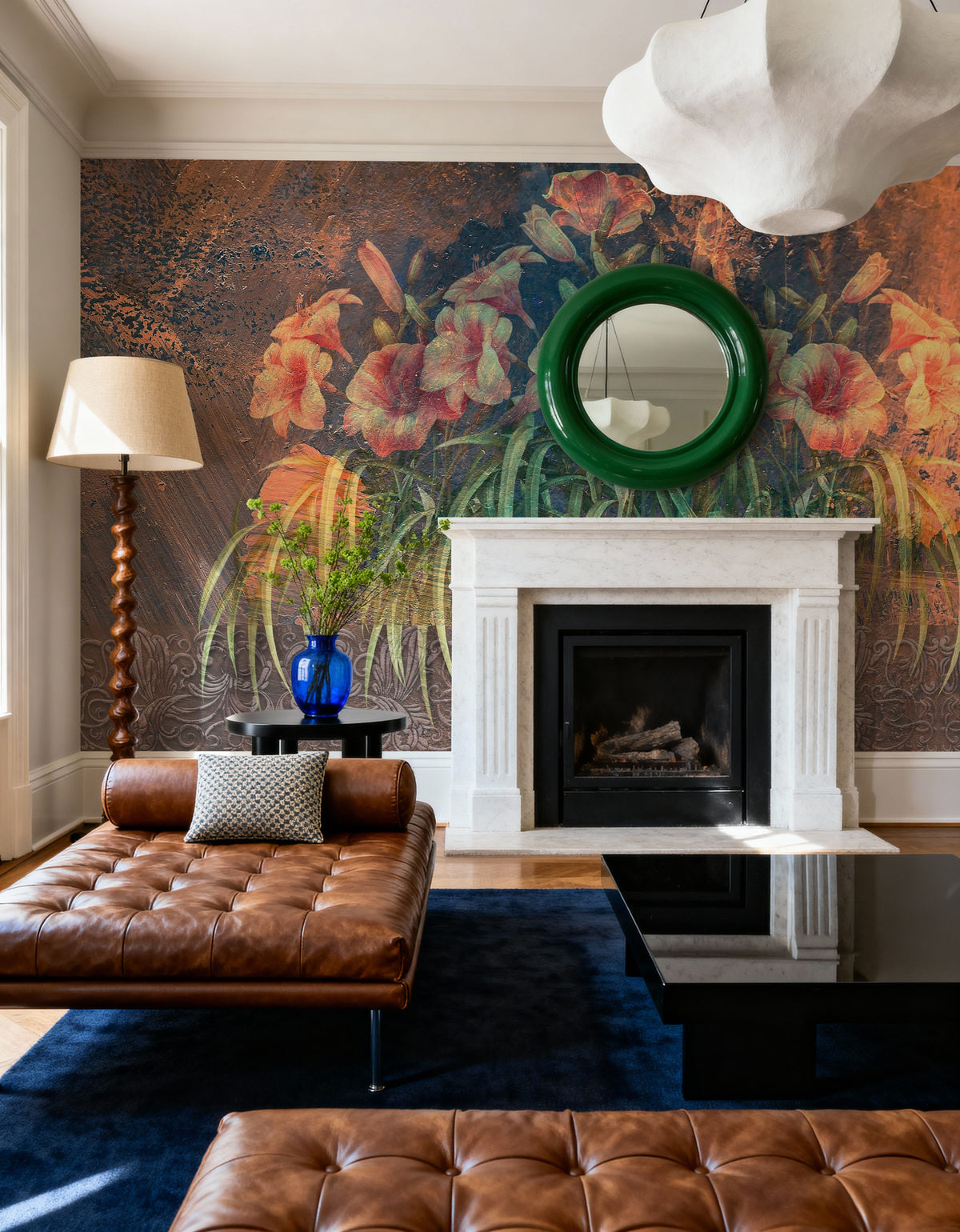 Fresco Blooms Mural Wallpaper - room preview 03