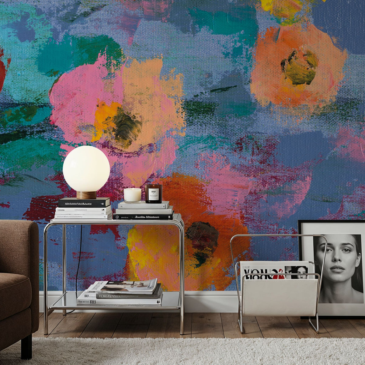 May Floral II Mural Wallpaper - room preview 03