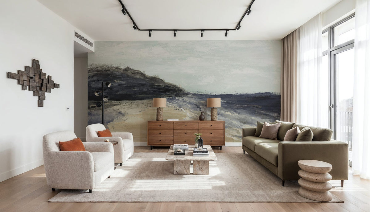 Sandy Shore Mural Wallpaper - room preview 03