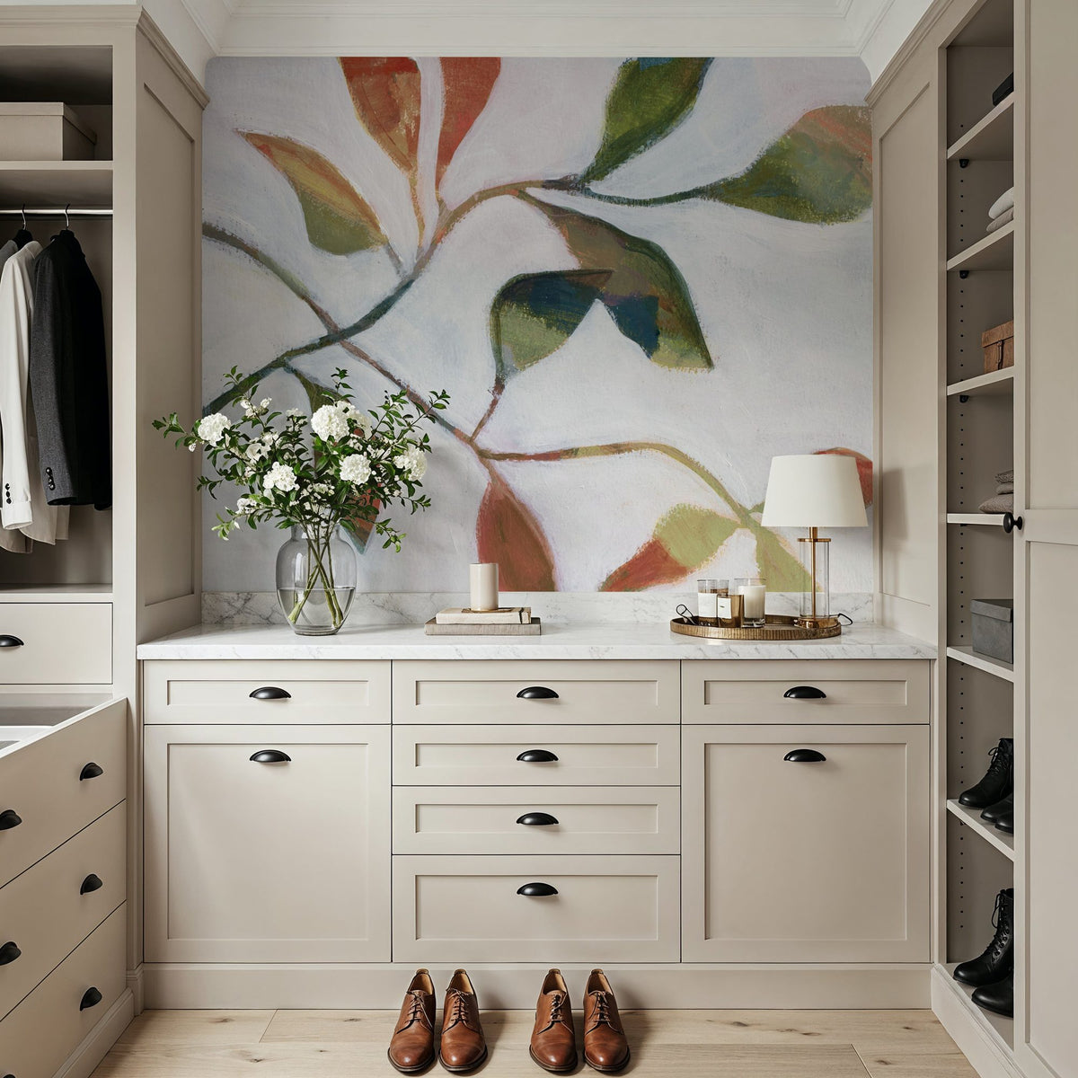 Plant Care II Rust Mural Wallpaper - room preview 03