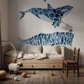 Whales Mural Wallpaper - room preview 03