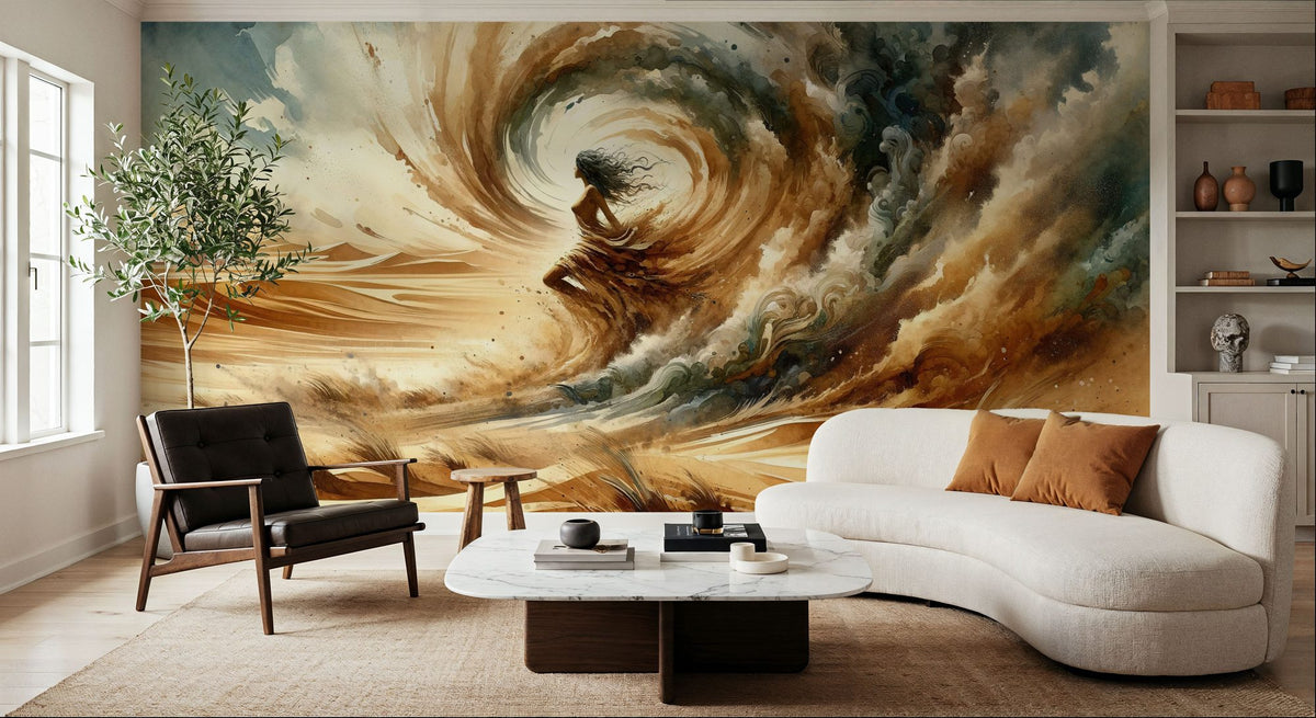Enchantment of the Desert Gale Mural Wallpaper - room preview 03