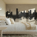 Dublin Ireland Skyline Concrete Mural Wallpaper - room preview 03