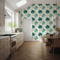 Tropic Monstera Mural Wallpaper - room preview 03