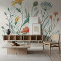 Wildflower Vibrations Mural Wallpaper - room preview 03