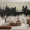 Inverness Scotland Skyline Concrete Mural Wallpaper - room preview 03
