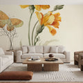 Autumn Marigold I Mural Wallpaper - room preview 03