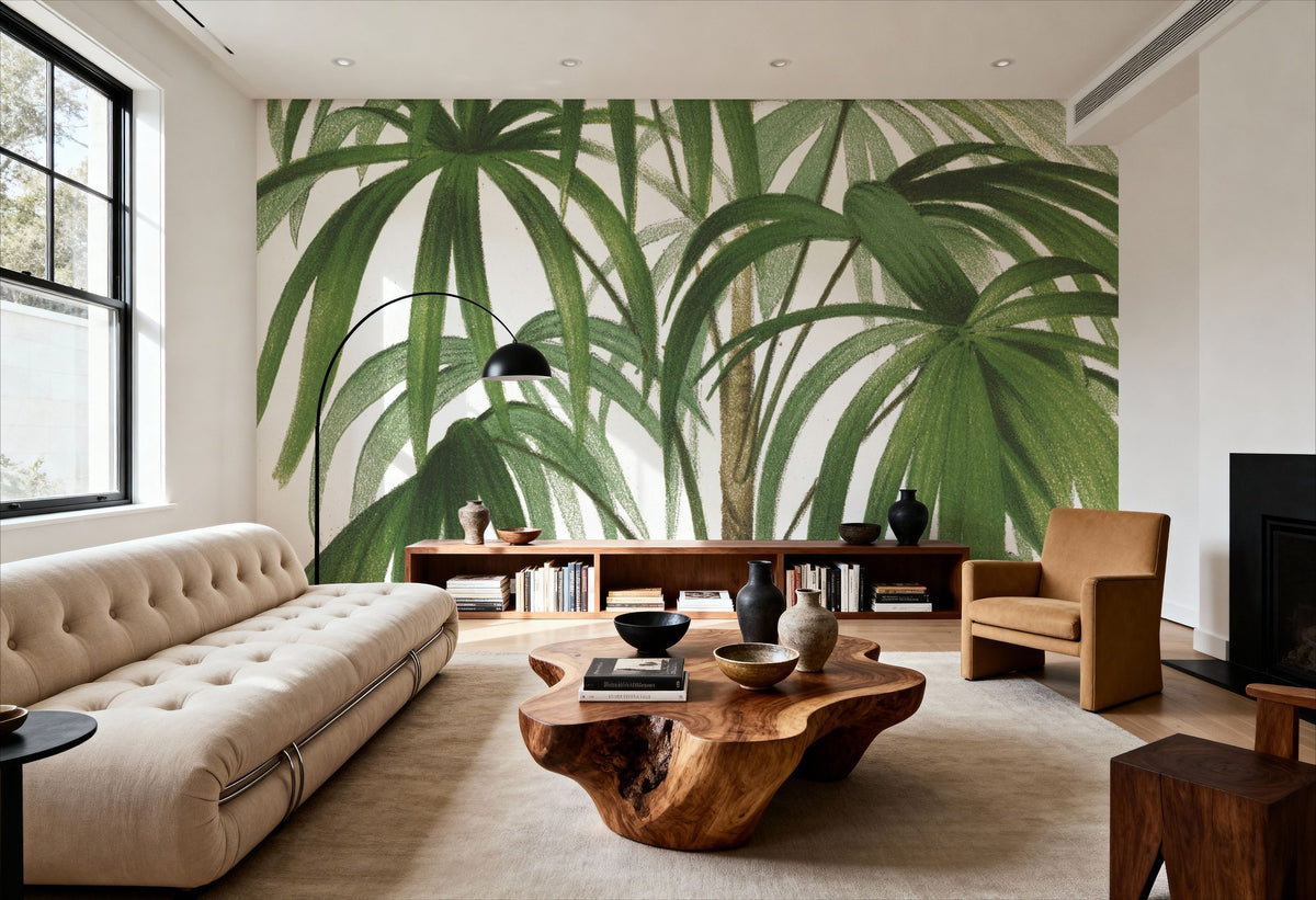 Riviera Palms II Mural Wallpaper - room preview 03