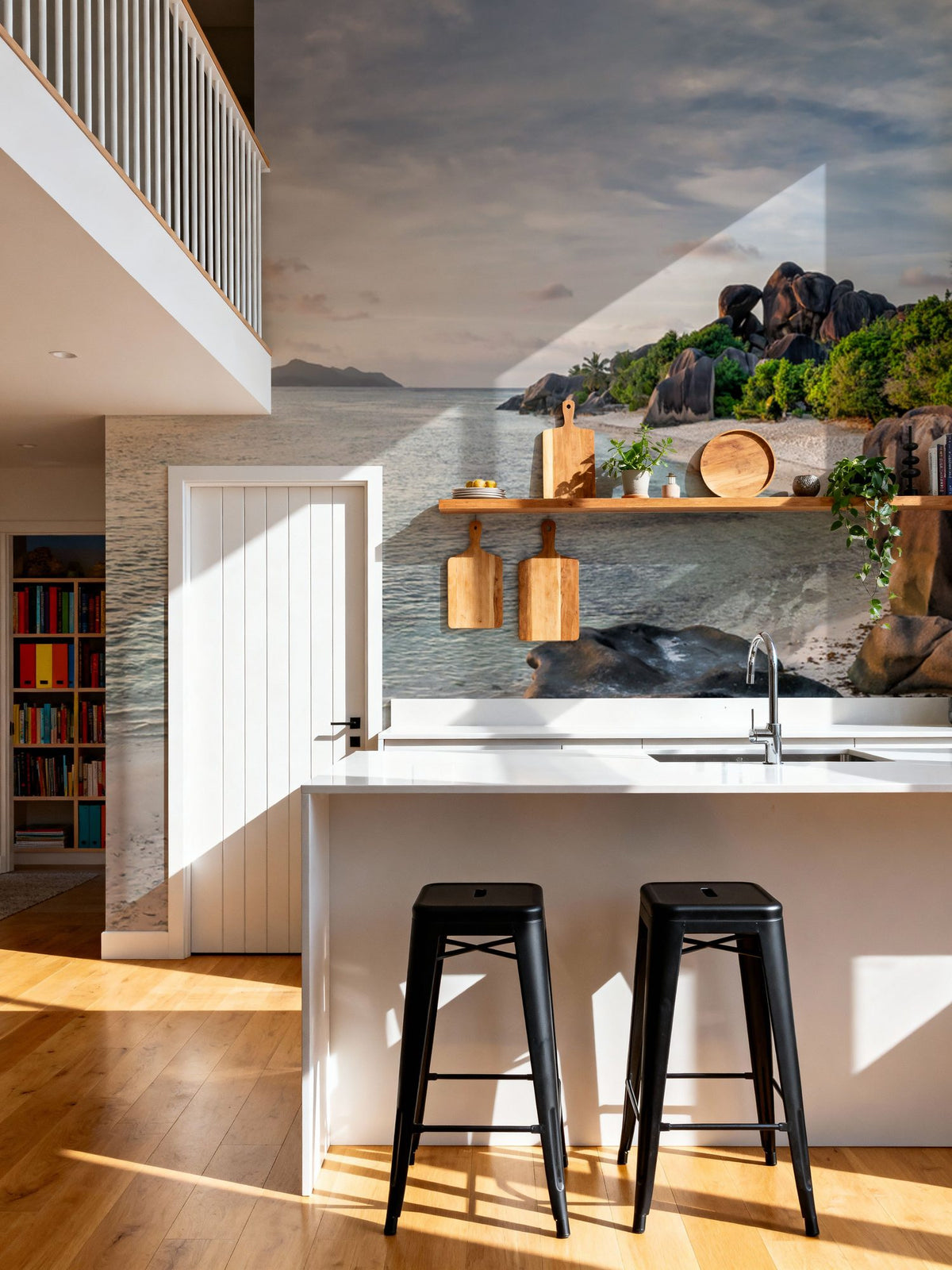 Sunset Beach Mural Wallpaper - room preview 03