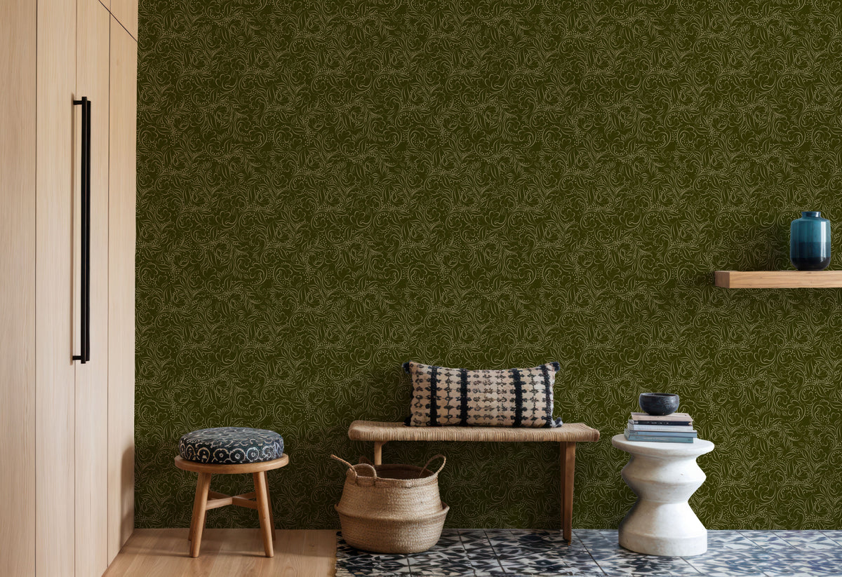 Catch the Breeze, Pine Mural Wallpaper - room preview 03