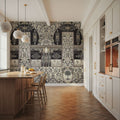 German Renaissance, Yellow Contrast Mural Wallpaper - room preview 03