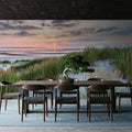 Beach Grass Sunset Mural Wallpaper - room preview 03