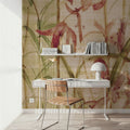 Orchids Cropped I Mural Wallpaper - room preview 03