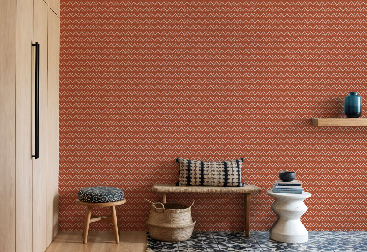 Peak Lines Mural Wallpaper - room preview 03