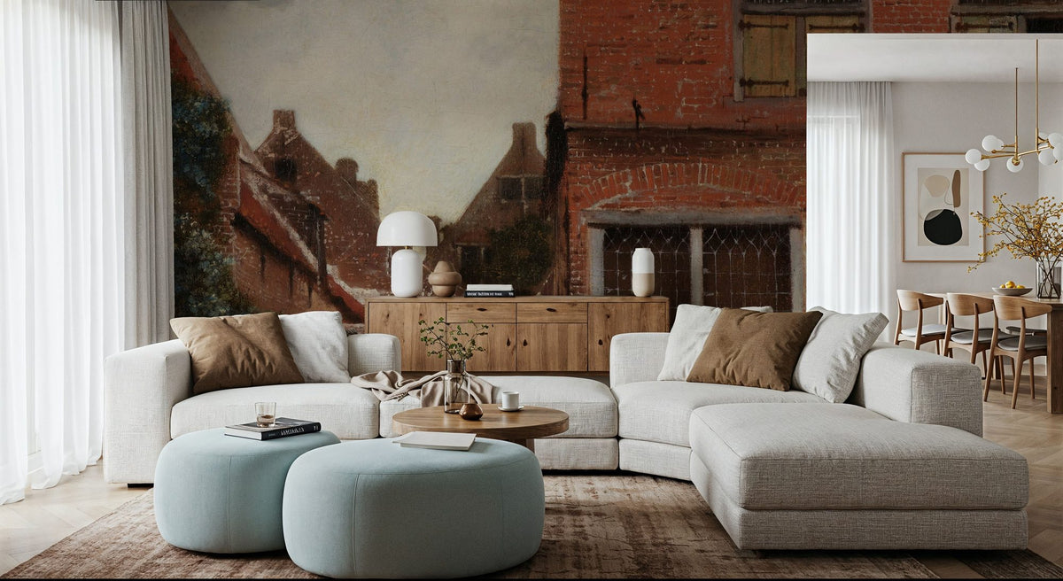 The Little Street Mural Wallpaper - room preview 03