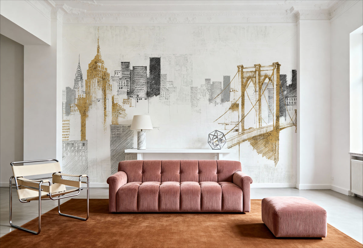 Skyline Monuments Mural Wallpaper - room preview 03