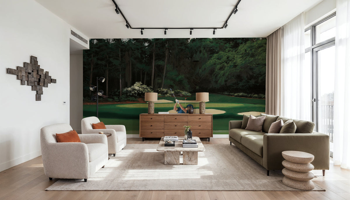 The Fairway I Mural Wallpaper - room preview 03