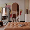 Slice of Pie on Stripes Mural Wallpaper - room preview 03