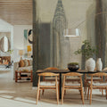 Urban Movement I NY Neutral Crop Mural Wallpaper - room preview 03