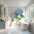 Blue Hydrangea I Mural Wallpaper - room preview 03