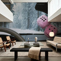 Winter Drive Dice Mural Wallpaper - room preview 03