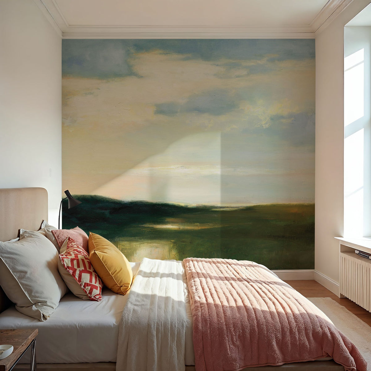 Verdant Horizon Mural Wallpaper - room preview 03