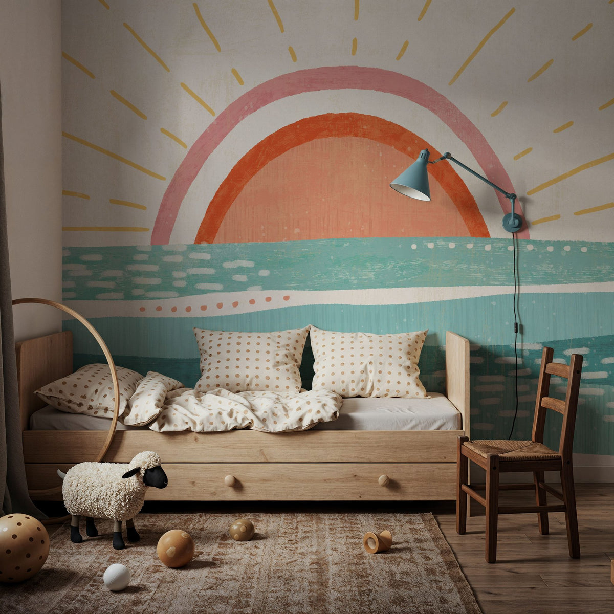 Sunset Thoughts Mural Wallpaper - room preview 03