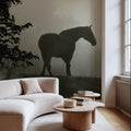 Morning Meadow Horses II Mural Wallpaper - room preview 03