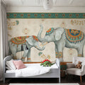 Elephant Walk I Mural Wallpaper - room preview 03
