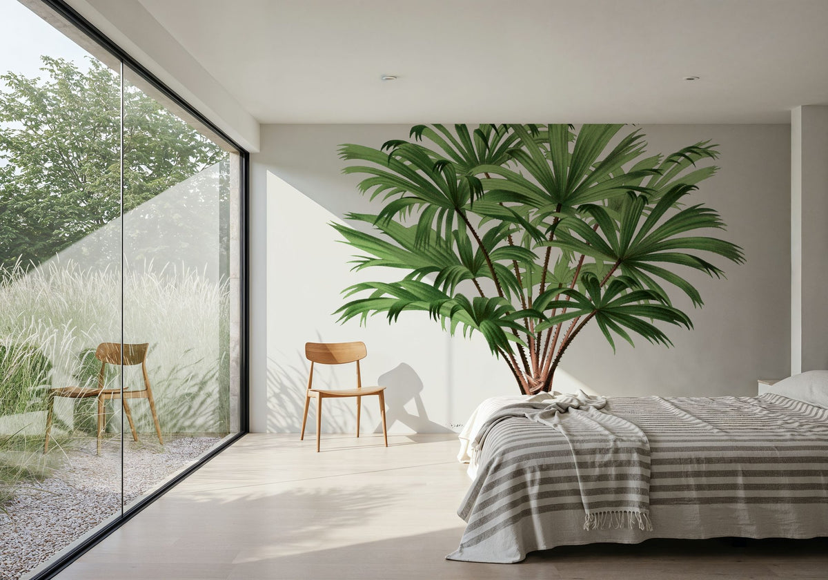 Vintage Palm Tree III Mural Wallpaper - room preview 03