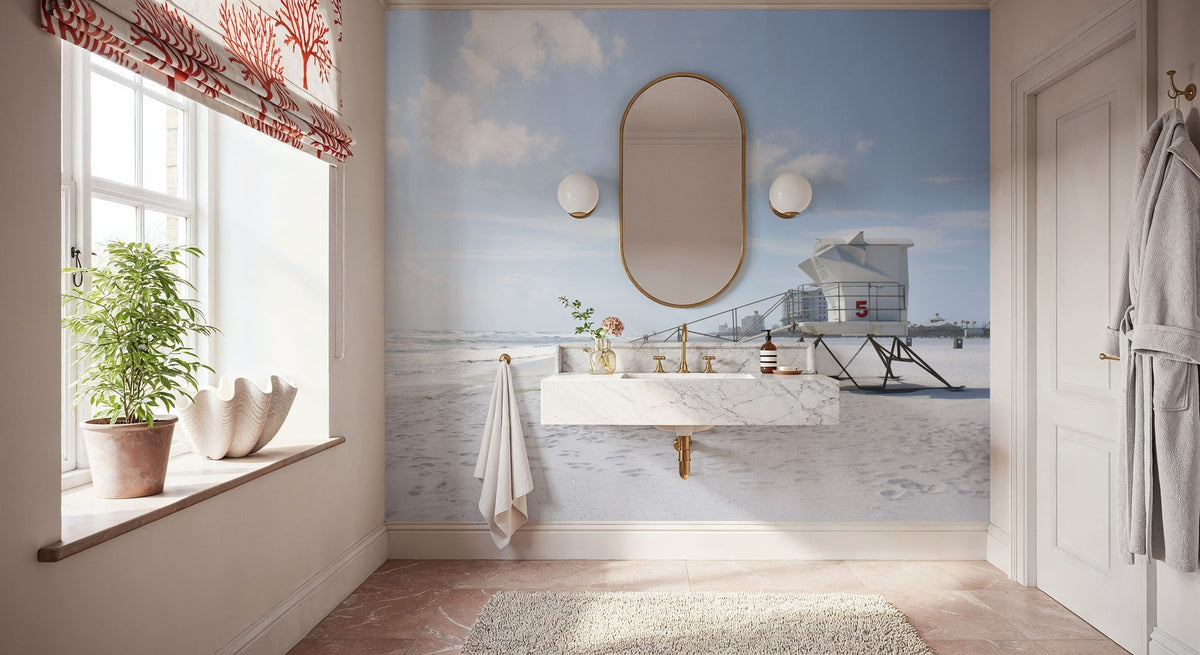 Beach Stroll Mural Wallpaper - room preview 03