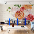 Books and Blooms II Mural Wallpaper - room preview 03