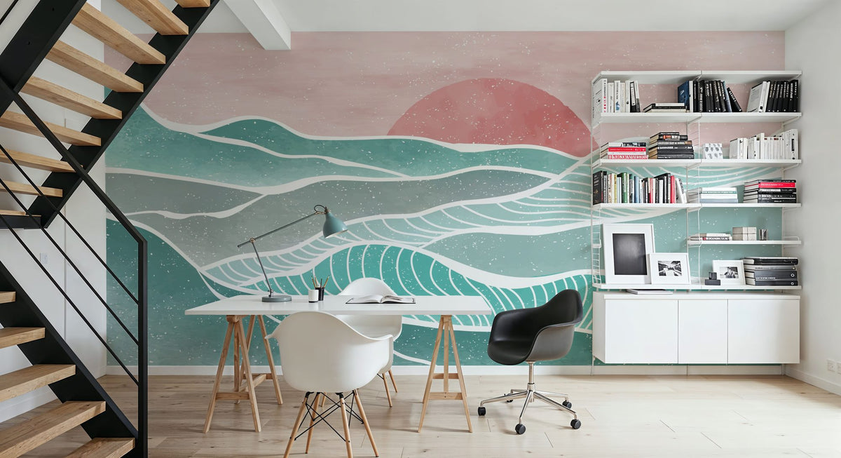 Shikoku Sunset Mural Wallpaper - room preview 03