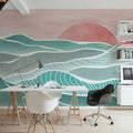 Shikoku Sunset Mural Wallpaper - room preview 03