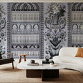 Flower Mountain, Lavender Mural Wallpaper - room preview 03