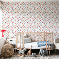 Brushed Circles Mural Wallpaper - room preview 03