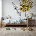 Line Flower IV Mural Wallpaper - room preview 03