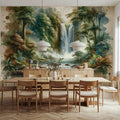 Tropical Waterfall Mural Wallpaper - room preview 03