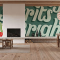 Home For the Holidays III Mural Wallpaper - room preview 03