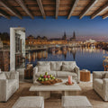 Riverside Twilight Mural Wallpaper - room preview 03